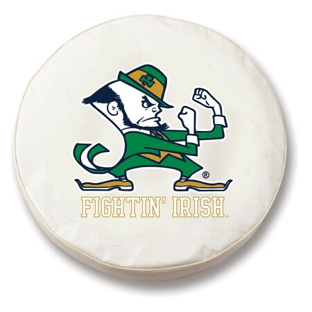 Holland Bar Stool Co 31 1/4 x 12 Notre Dame (Leprechaun) Tire Cover TCCND-LepWT